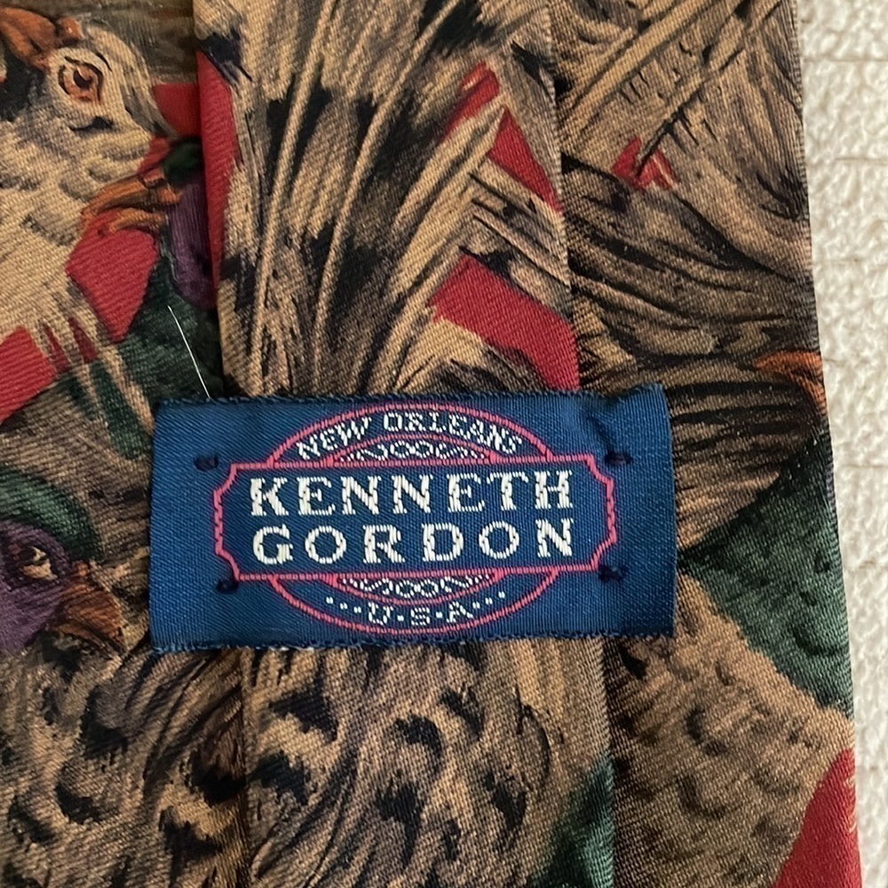 Kenneth Gordon Silk Tie - Picture 3 of 3
